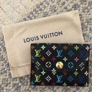 Louis Vuitton Multicolor Noir Card Holder